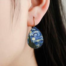 Load image into Gallery viewer, Van Gogh & Klimt Painting Teardrop Earrings - Pretty Fashionation