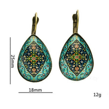 Load image into Gallery viewer, Van Gogh & Klimt Painting Teardrop Earrings - Pretty Fashionation