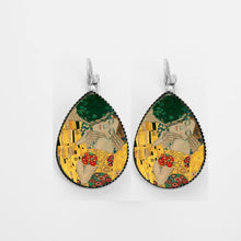 Load image into Gallery viewer, Van Gogh & Klimt Painting Teardrop Earrings - Pretty Fashionation