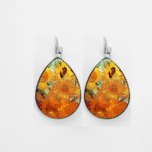 Load image into Gallery viewer, Van Gogh & Klimt Painting Teardrop Earrings - Pretty Fashionation