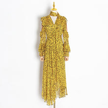 Load image into Gallery viewer, Vintage Asymmetrical Leopard Off Shoulder Backless Dress - Pretty Fashionation