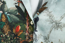 Load image into Gallery viewer, Vintage Ink Painting Animal Leaves Smock Blouse - Pretty Fashionation