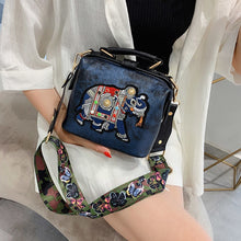 Load image into Gallery viewer, Vintage Bohemian Embroidery Butterfly Strap Elephant Bag - Pretty Fashionation