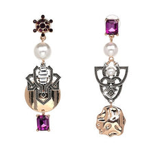 Load image into Gallery viewer, Designer Statement Pearls Drop Earrings