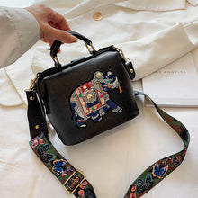 Load image into Gallery viewer, Vintage Bohemian Embroidery Butterfly Strap Elephant Bag - Pretty Fashionation
