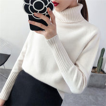 Load image into Gallery viewer, Cashmere Turtleneck Knitted Sweater - Pretty Fashionation