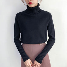 Load image into Gallery viewer, Cashmere Turtleneck Knitted Sweater - Pretty Fashionation