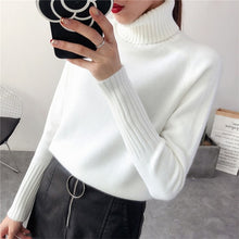 Load image into Gallery viewer, Cashmere Turtleneck Knitted Sweater - Pretty Fashionation