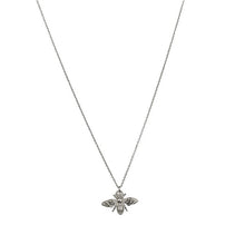 Load image into Gallery viewer, Gold 18k / 925 Sterling Silver Bee Necklace - Pretty Fashionation