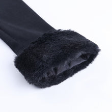Load image into Gallery viewer, Fluffy Fur Collar Button Cropped Sweater