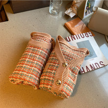 Load image into Gallery viewer, Vintage Knitted Tweed Cardigan Sweater - Pretty Fashionation
