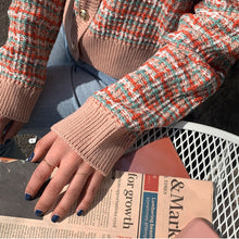 Load image into Gallery viewer, Vintage Knitted Tweed Cardigan Sweater - Pretty Fashionation
