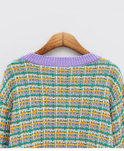 Load image into Gallery viewer, Vintage Knitted Tweed Cardigan Sweater - Pretty Fashionation