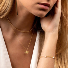 Load image into Gallery viewer, Gold 18k / 925 Sterling Silver Bee Necklace - Pretty Fashionation