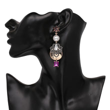 Load image into Gallery viewer, Designer Statement Pearls Drop Earrings