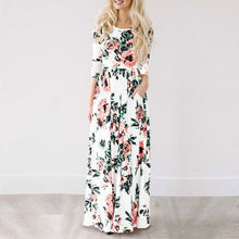 Load image into Gallery viewer, Floral Boho Maxi Dress - Pretty Fashionation
