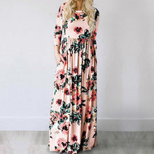 Load image into Gallery viewer, Floral Boho Maxi Dress - Pretty Fashionation