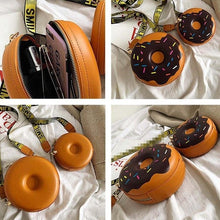Load image into Gallery viewer, Cute Donut Crossbody Messenger Bag - Pretty Fashionation