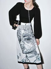 Load image into Gallery viewer, Designer Character Shirt / High Waist Skirt