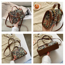 Load image into Gallery viewer, Floral Belgian Tapestry Crossbody Shoulder Bag - Pretty Fashionation