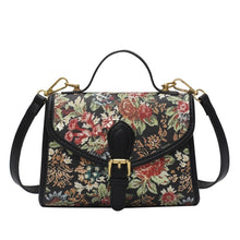 Load image into Gallery viewer, Floral Belgian Tapestry Crossbody Shoulder Bag - Pretty Fashionation
