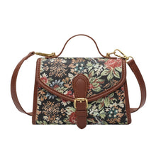 Load image into Gallery viewer, Floral Belgian Tapestry Crossbody Shoulder Bag - Pretty Fashionation