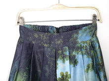 Load image into Gallery viewer, Vintage Retro Gothic 50s Oil Painting Midi Pleated Skirt - Pretty Fashionation