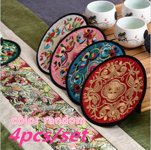 Load image into Gallery viewer, Traditional Chinese Style Embroidery 4Pcs Coasters