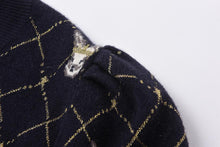Load image into Gallery viewer, Rabbit Argyle Plaid Jacquard Knit Cardigan - Pretty Fashionation