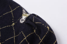 Load image into Gallery viewer, Rabbit Argyle Plaid Jacquard Knit Cardigan - Pretty Fashionation