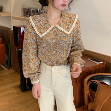 Load image into Gallery viewer, Vintage Stylish Ruffles Lace Retro Blouse - Pretty Fashionation