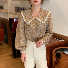 Load image into Gallery viewer, Vintage Stylish Ruffles Lace Retro Blouse - Pretty Fashionation