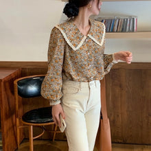 Load image into Gallery viewer, Vintage Stylish Ruffles Lace Retro Blouse - Pretty Fashionation