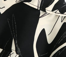 Load image into Gallery viewer, Vintage Equestrian Horse Contrast Graffiti Kimono Dress - Pretty Fashionation