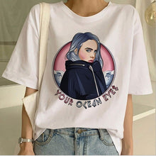 Load image into Gallery viewer, Harajuku Billie Eilish Street T-shirt - Pretty Fashionation
