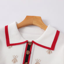 Load image into Gallery viewer, Vintage Embroidered Polo Dress - Pretty Fashionation