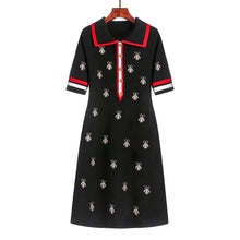 Load image into Gallery viewer, Vintage Embroidered Polo Dress - Pretty Fashionation