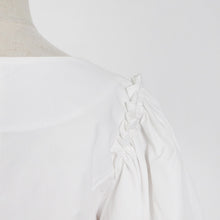 Load image into Gallery viewer, Designer Asymmetric Skew Collar Puff Sleeve Mini Dress - Pretty Fashionation