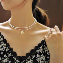 Load image into Gallery viewer, Vintage Multi-Layer Pearl Choker Necklaces - Pretty Fashionation