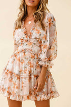 Load image into Gallery viewer, Vintage Bohemian Sandy Brown Nude Ruffles Dress - Pretty Fashionation