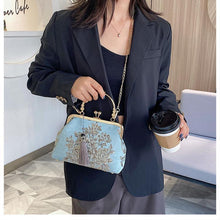 Load image into Gallery viewer, Vintage Tapestry Chain Shoulder Crossbody Messenger Bag - Pretty Fashionation