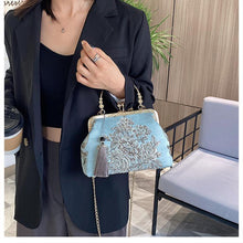 Load image into Gallery viewer, Vintage Tapestry Chain Shoulder Crossbody Messenger Bag - Pretty Fashionation