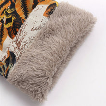 Load image into Gallery viewer, Vintage Fleece Loose Hooded Floral Parka Coat