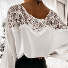 Load image into Gallery viewer, Vintage Crochet Embroidery Lace Blouse