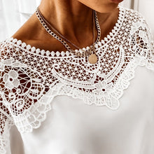 Load image into Gallery viewer, Vintage Crochet Embroidery Lace Blouse