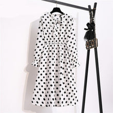 Load image into Gallery viewer, Vintage Riviera Floral Chiffon Shirt Dress