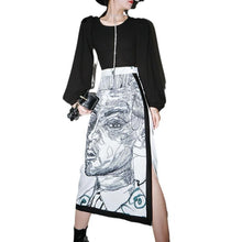 Load image into Gallery viewer, Designer Character Shirt / High Waist Skirt