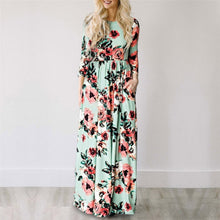 Load image into Gallery viewer, Floral Boho Maxi Dress - Pretty Fashionation