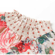 Load image into Gallery viewer, Boho Rose Floral Chiffon Blouse - Pretty Fashionation