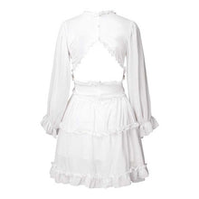 Load image into Gallery viewer, Vintage Bohemian White Ruffles Dress - Pretty Fashionation
